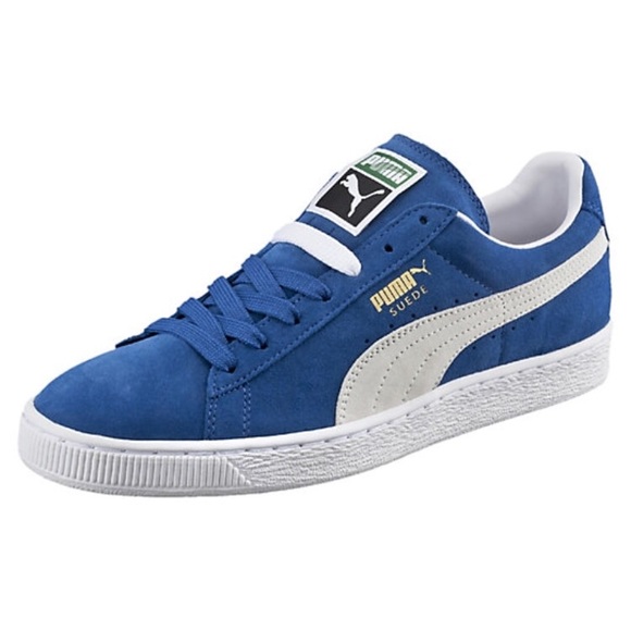 Puma Shoes - Puma Suede Blue Sneakers